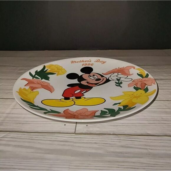 Grolier Vintage 1996 Walt Disney Mickey Mouse Mothers Day Plate Limited Edition - Picture 3 of 9